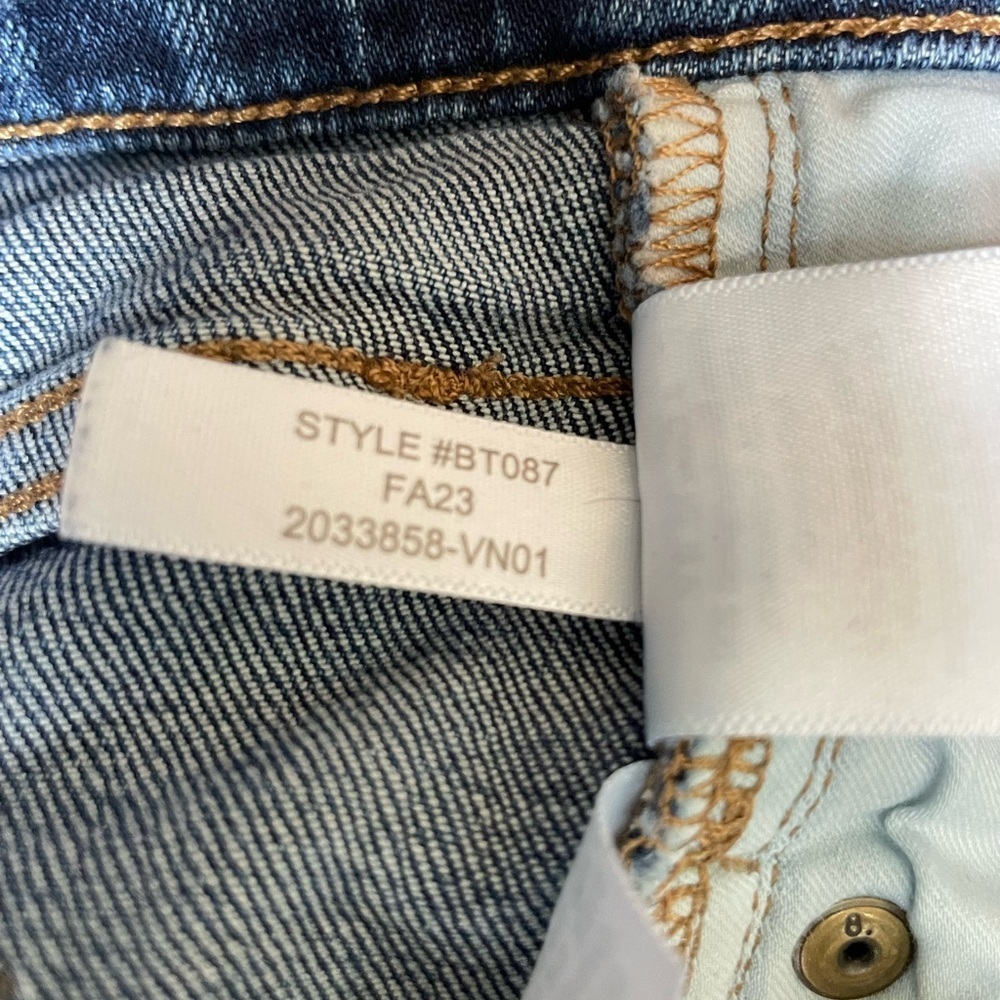 J. Crew Factory Boot Cut Mid Rise Blue Denim Jeans Women's Size 28 - Picture 7 of 9